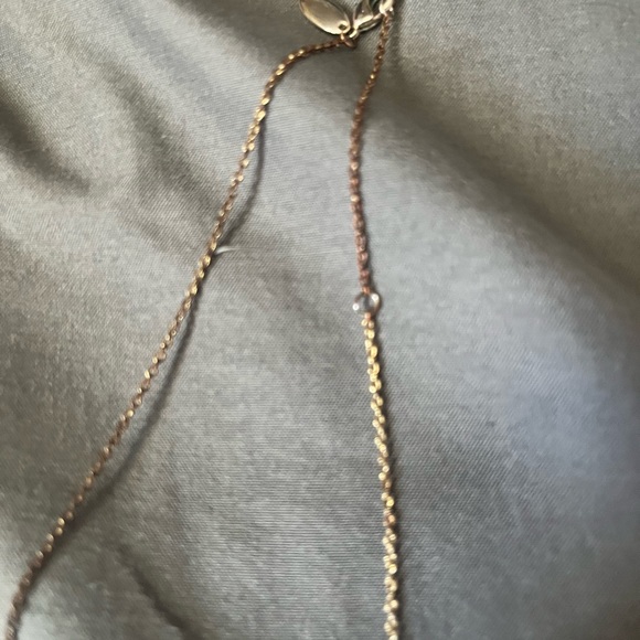 Small Sophia minimalist personalized necklace gold colored adjustable chain - Picture 7 of 10